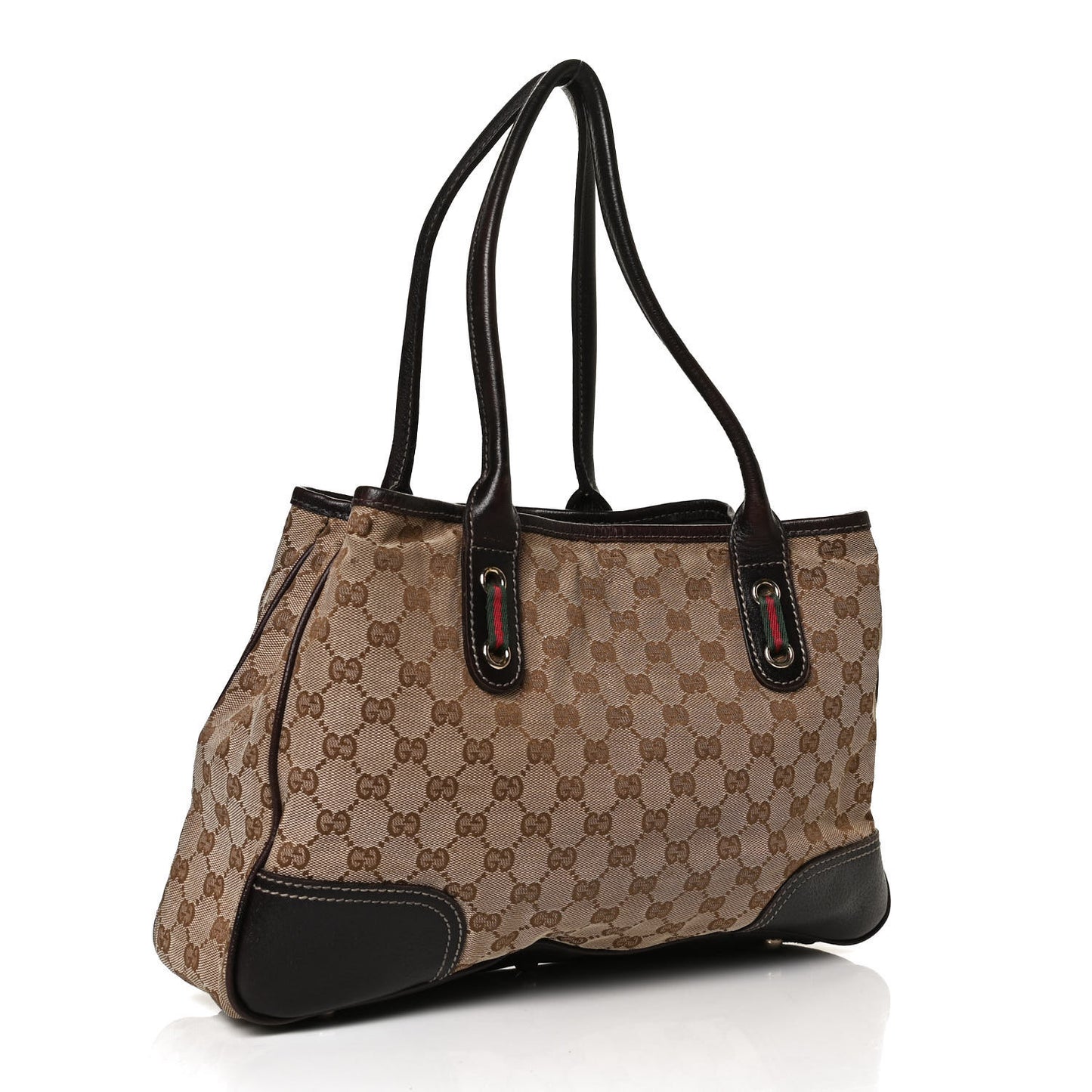 Monogram Medium Princy Tote Dark Brown