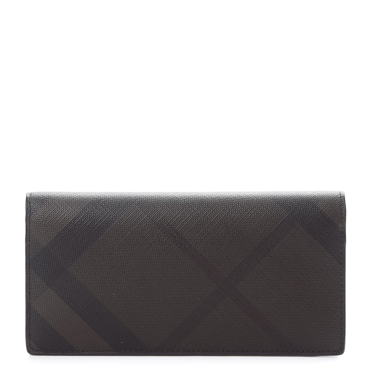 London Check Continental Wallet Chocolate