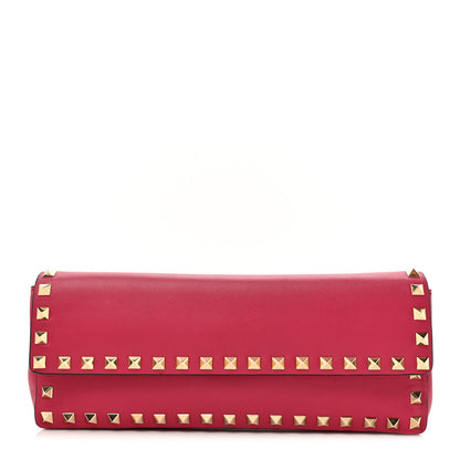 Valentino Garavani Nappa Rockstud Bangle Clutch Red 1 of 16