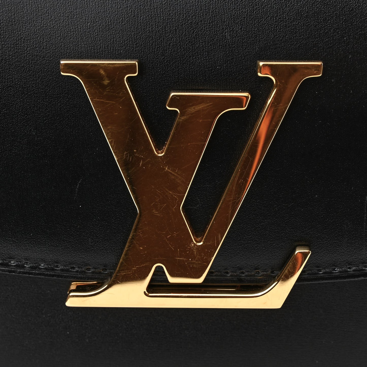 Box Calfskin Vivienne LV Black
