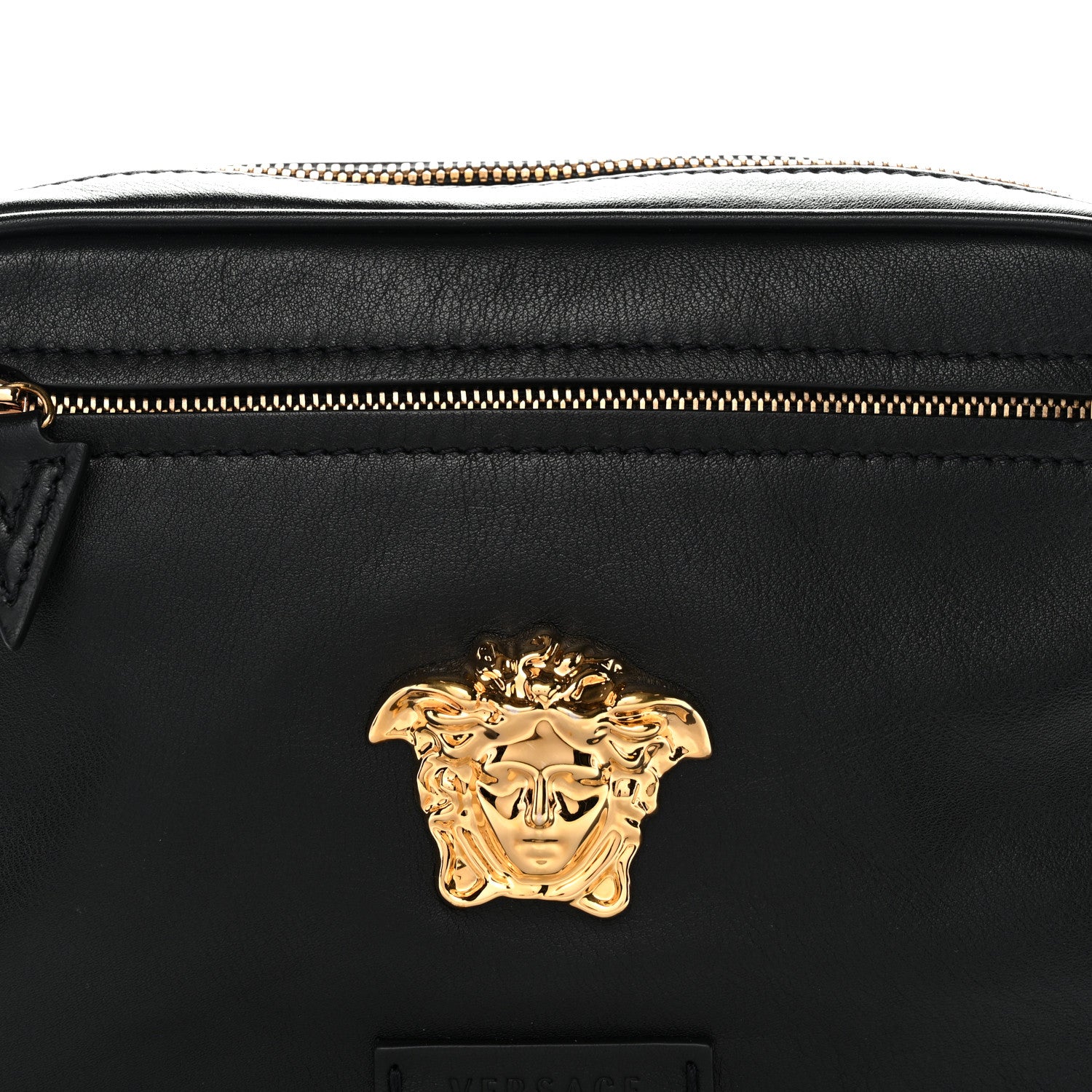 Versace Calfskin La Medusa Belt Bag Black 7 of 9