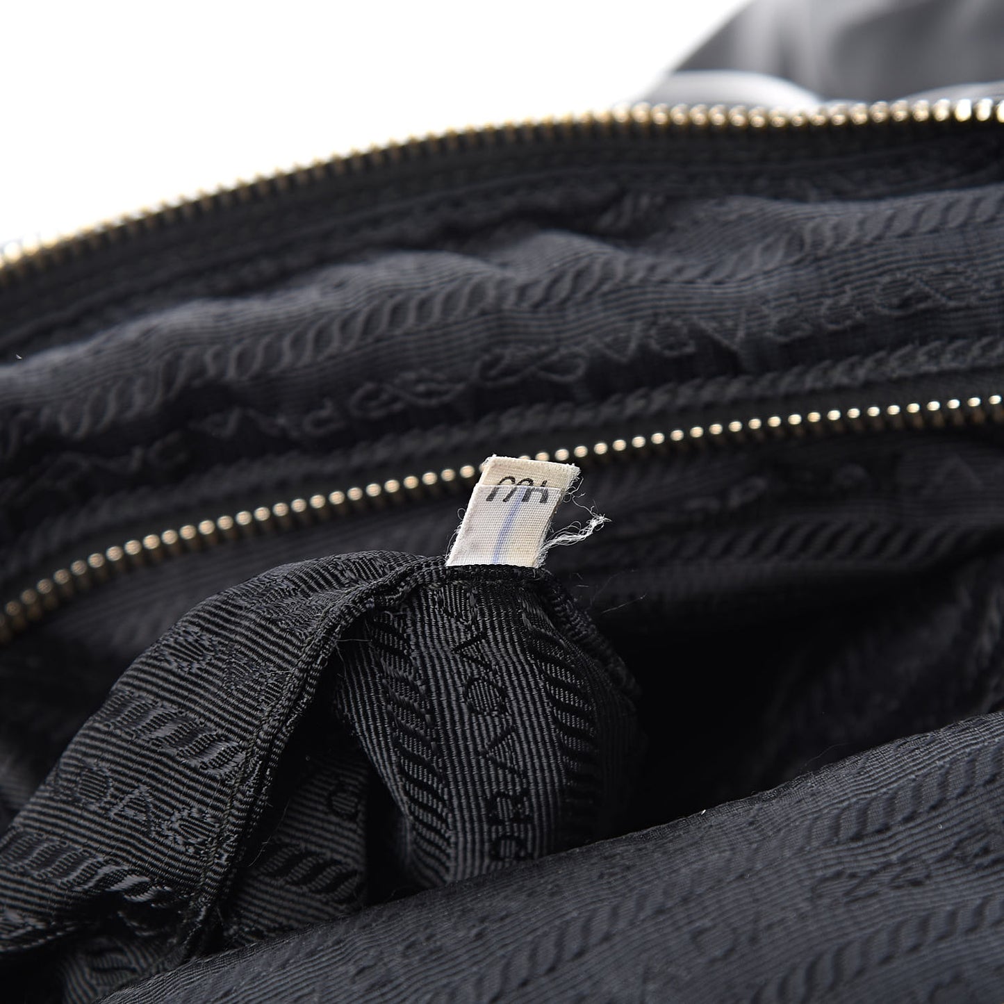 Tessuto Nylon Saffiano Tote Black