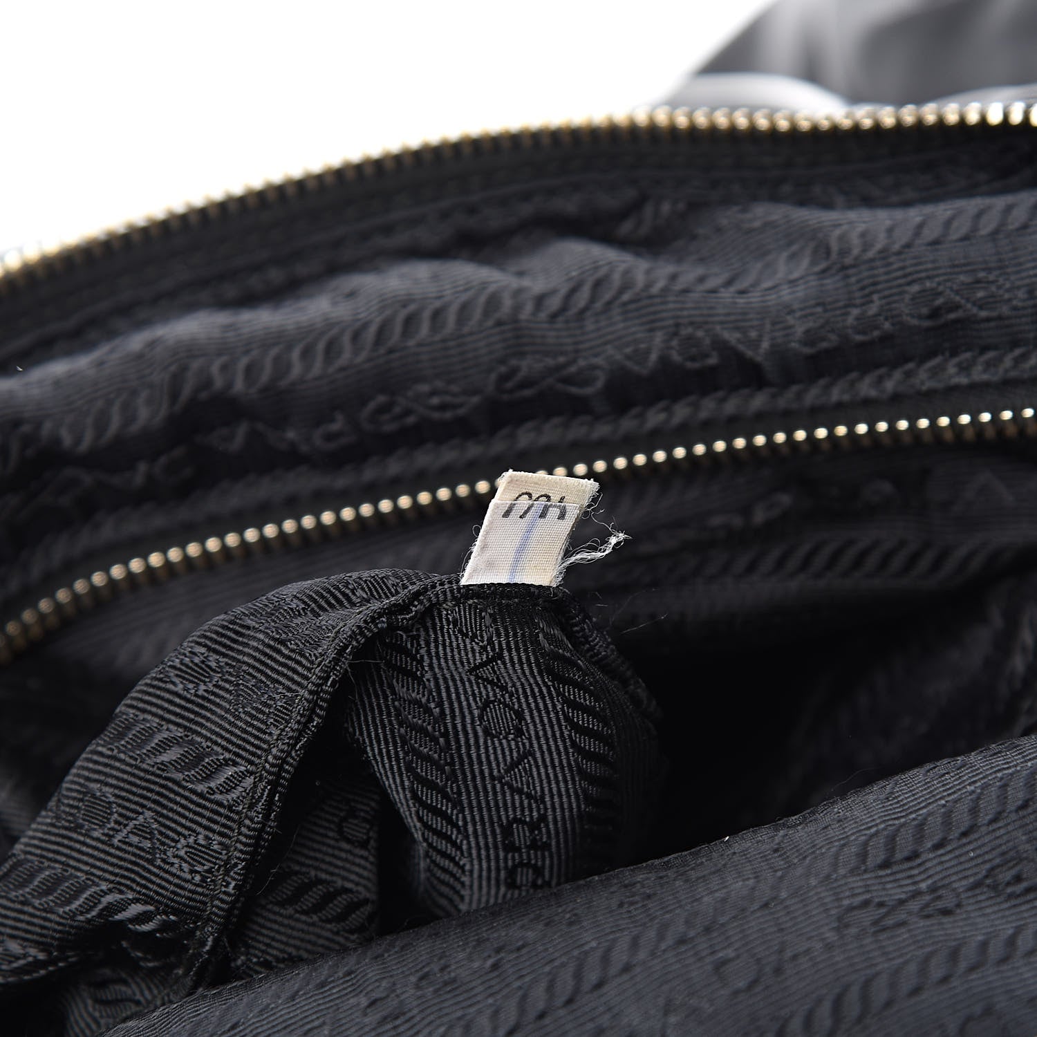 Prada Tessuto Nylon Saffiano Tote Black 7 of 11