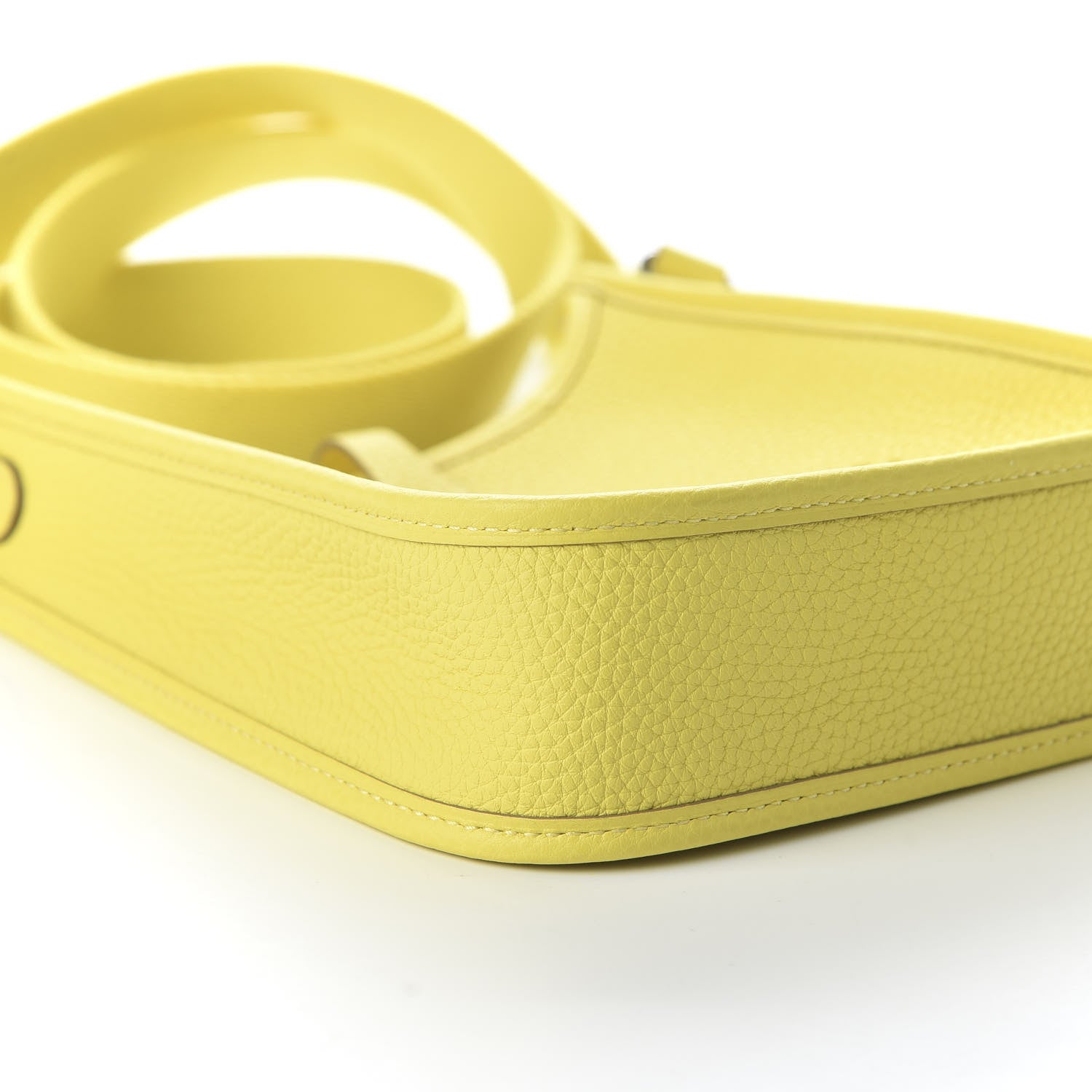 Hermes Taurillon Clemence Evelyne TPM Lime 6 of 10