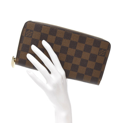 Louis Vuitton Damier Ebene Zippy Wallet Rose Ballerine 2 of 7