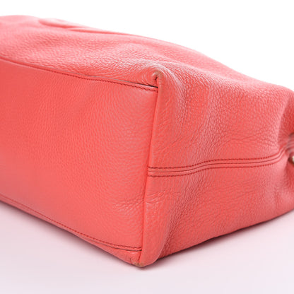 Gucci Pebbled Calfskin Medium Soho Chain Shoulder Bag Begonia Pink 9 of 13