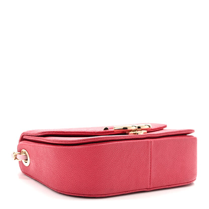 Chanel Grained Calfskin Quilted Small Cuba Top Handle Flap Pink 4 of 10