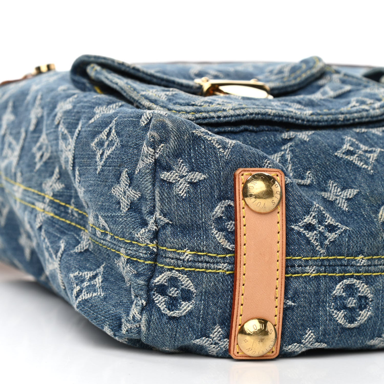 Louis Vuitton Denim Baggy GM Blue 8 of 10