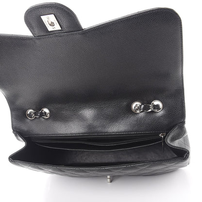 Chanel Caviar Quilted Jumbo Single Flap Black 5 of 8