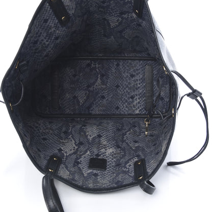 MCM Visetos Medium Reversible Shopper Tote Black 8 of 23