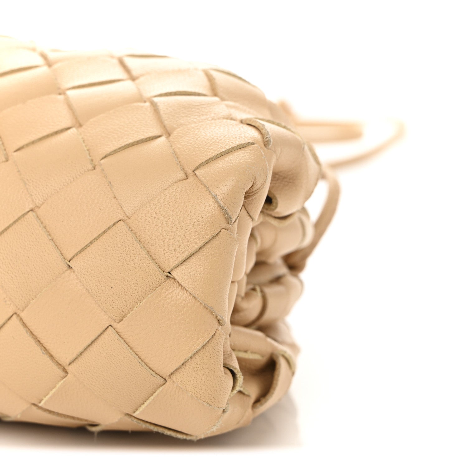 Bottega Veneta Nappa Intrecciato The Mini Pouch Almond 10 of 10