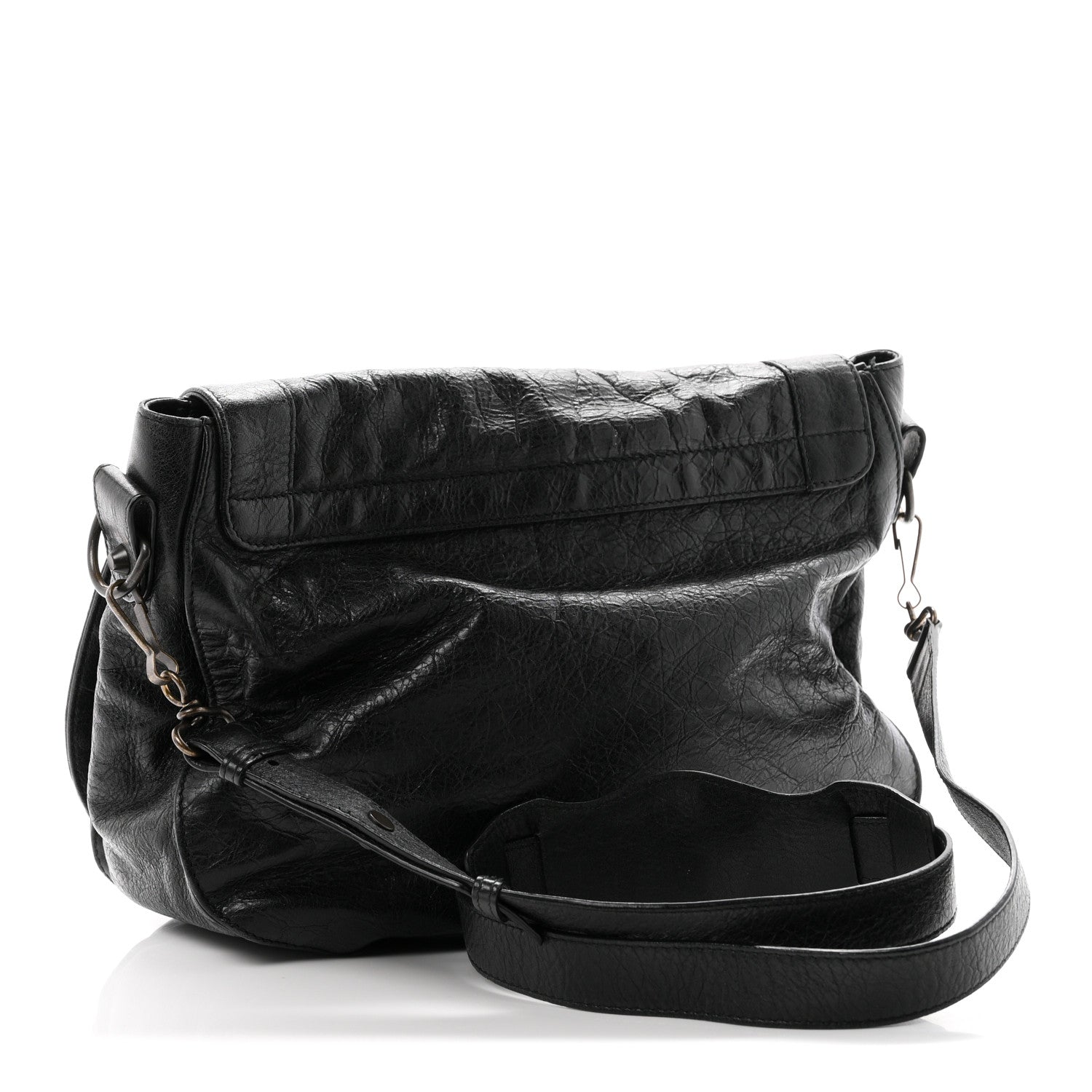 Balenciaga Agneau Classic Hardware Neo Folk Messenger Black 3 of 11