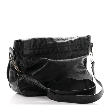 Balenciaga Agneau Classic Hardware Neo Folk Messenger Black 3 of 11