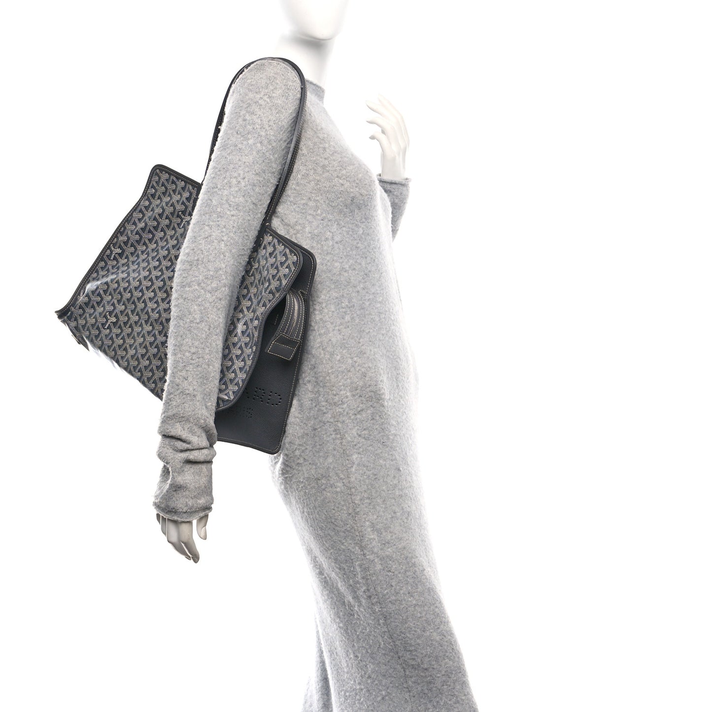 Goyardine Sac Hardy Pet Carrier PM Grey