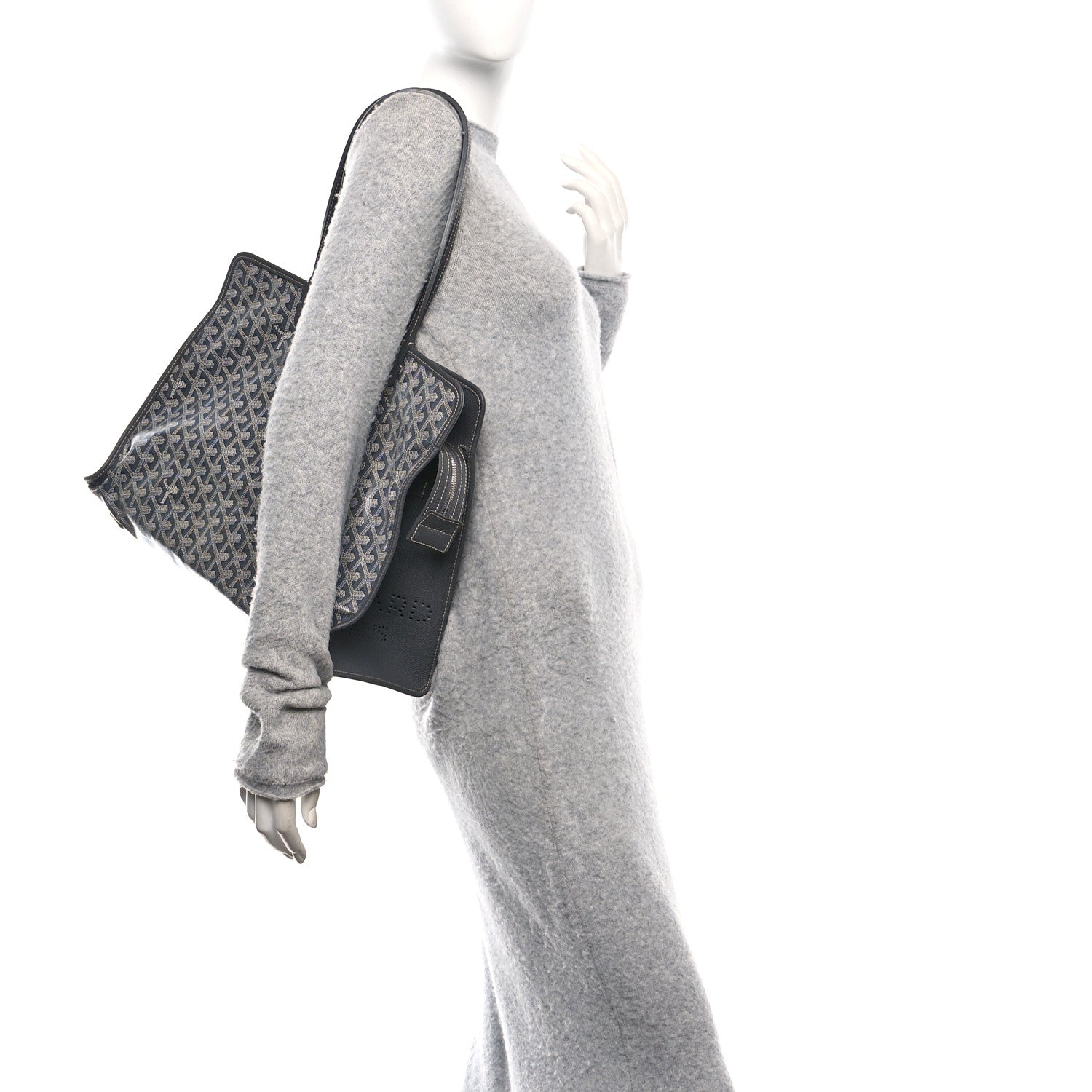 Goyard Goyardine Sac Hardy Pet Carrier PM Grey 3 of 11