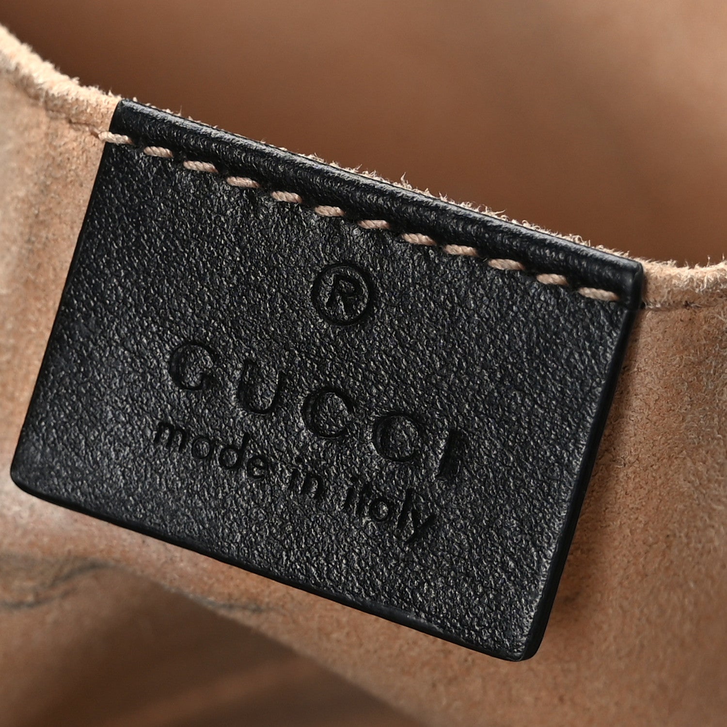 Gucci Calfskin Matelasse Small GG Marmont Chain Shoulder Bag Black 6 of 10
