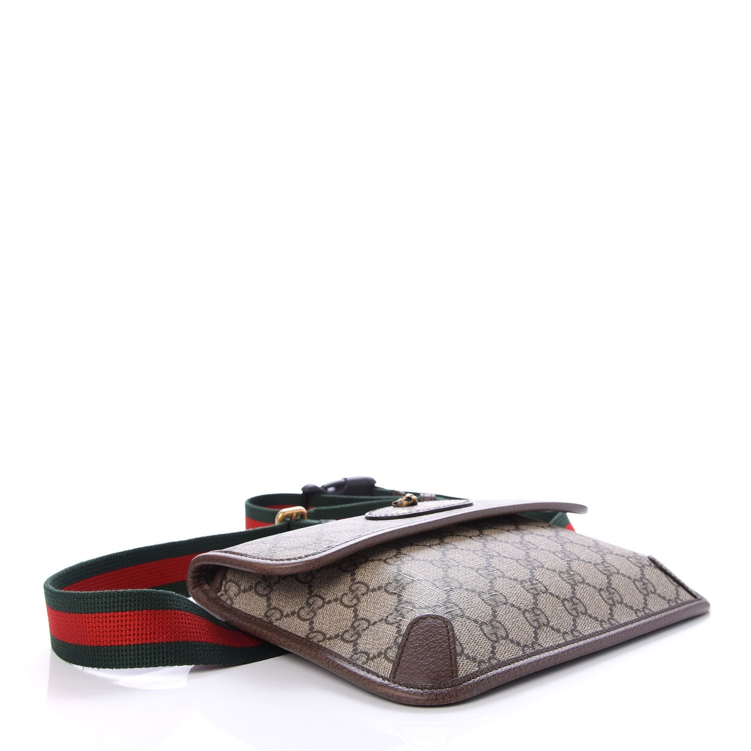 Gucci GG Supreme Monogram Neo Vintage Web Belt Bag Brown 4 of 10