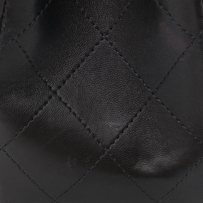 Chanel Lambskin Quilted Jumbo Double Flap Black 12 of 14