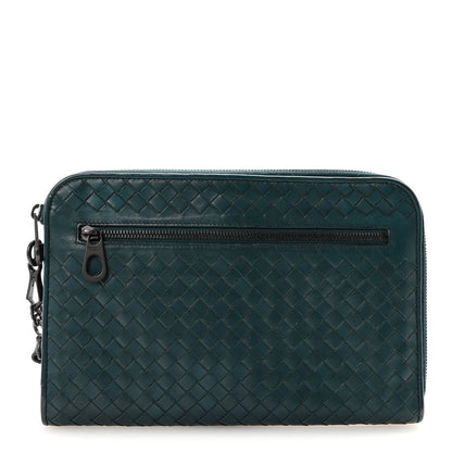 Bottega Veneta Nappa Intrecciato Wristlet Zip Wallet Brighton 1 of 6
