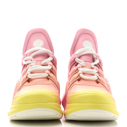 Louis Vuitton Calfskin LV Archlight Sneakers 38 Pink 2 of 10