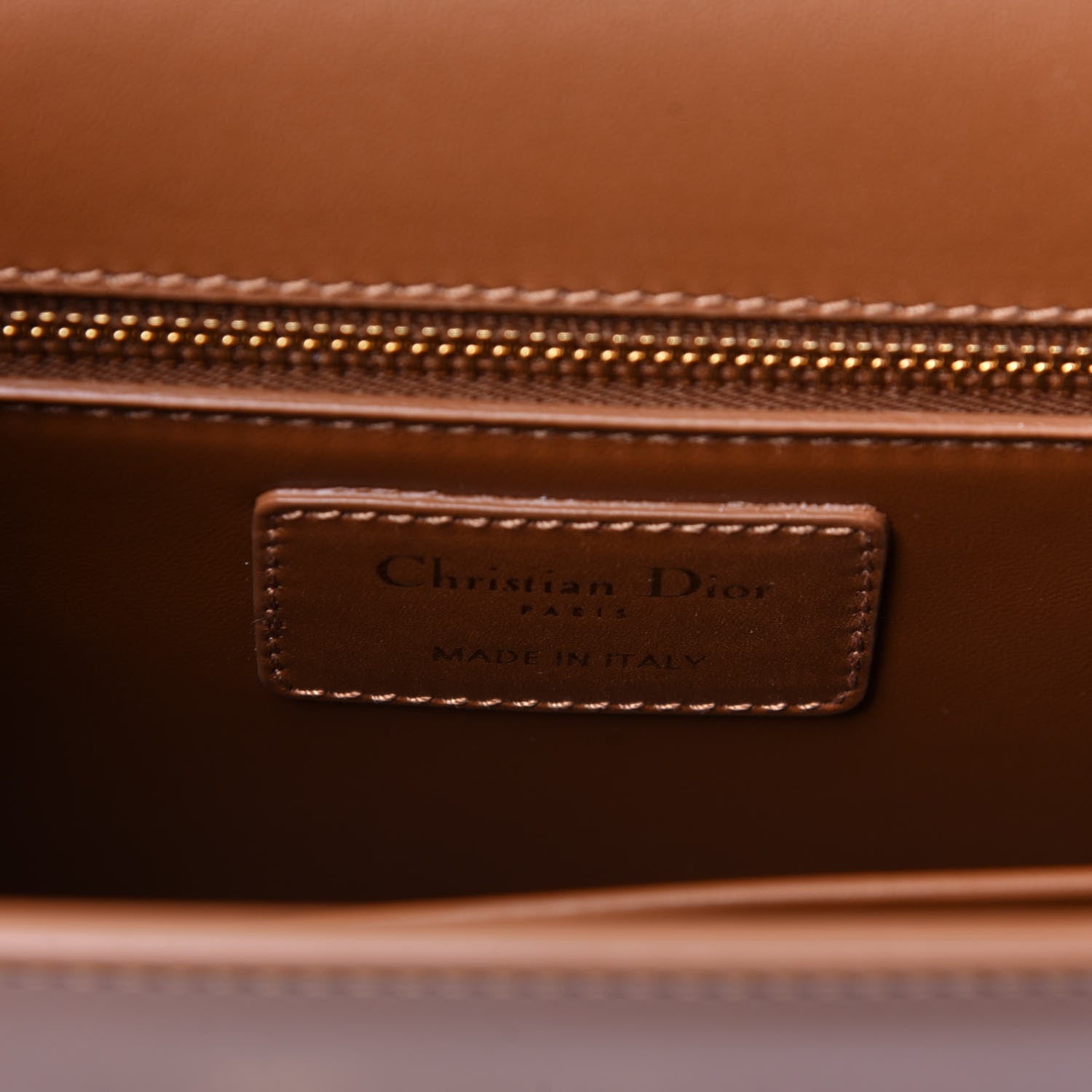 Christian Dior Smooth Calfskin 30 Montaigne Flap Bag Brown 8 of 9