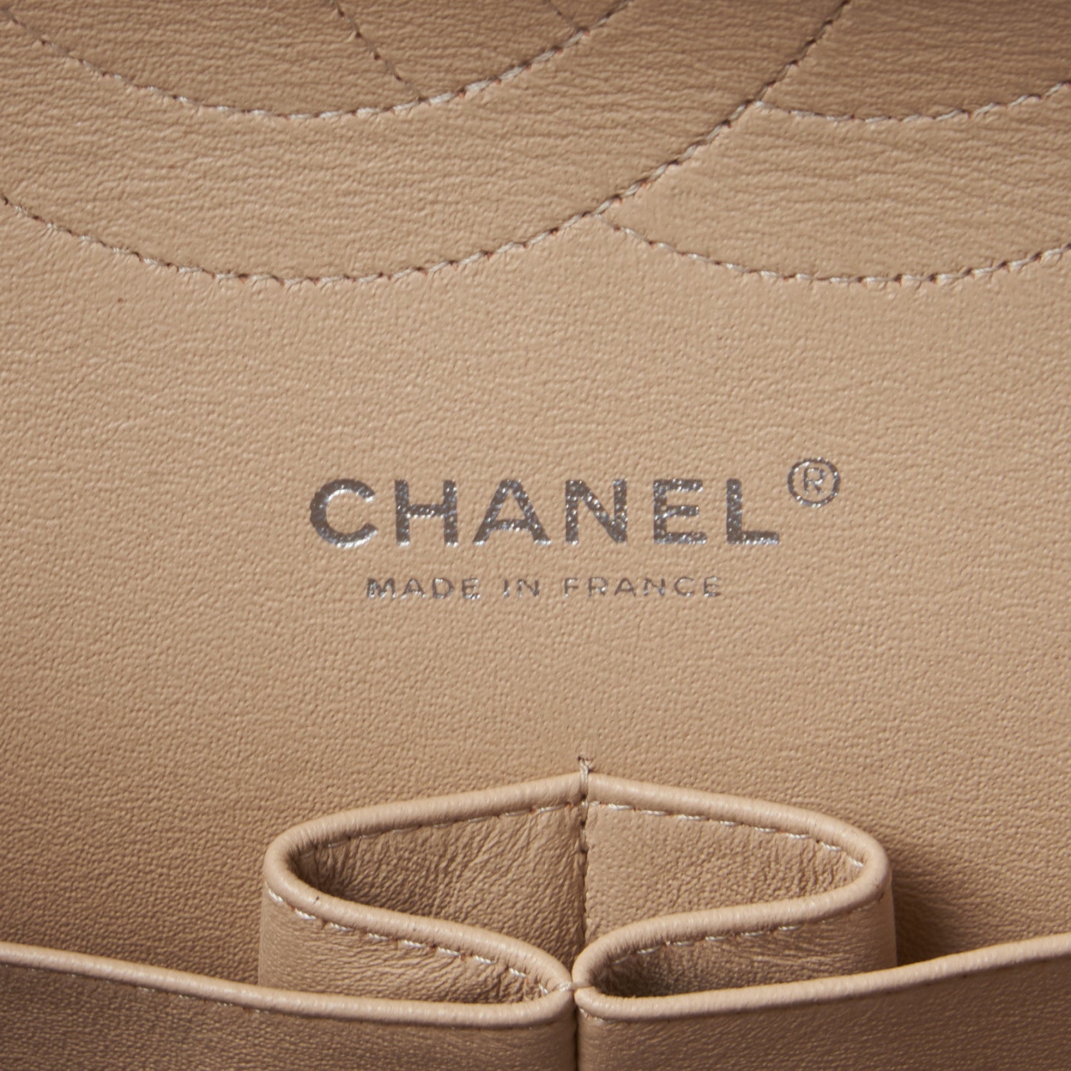 Chanel Caviar Quilted Jumbo Double Flap Beige Clair 8 of 11