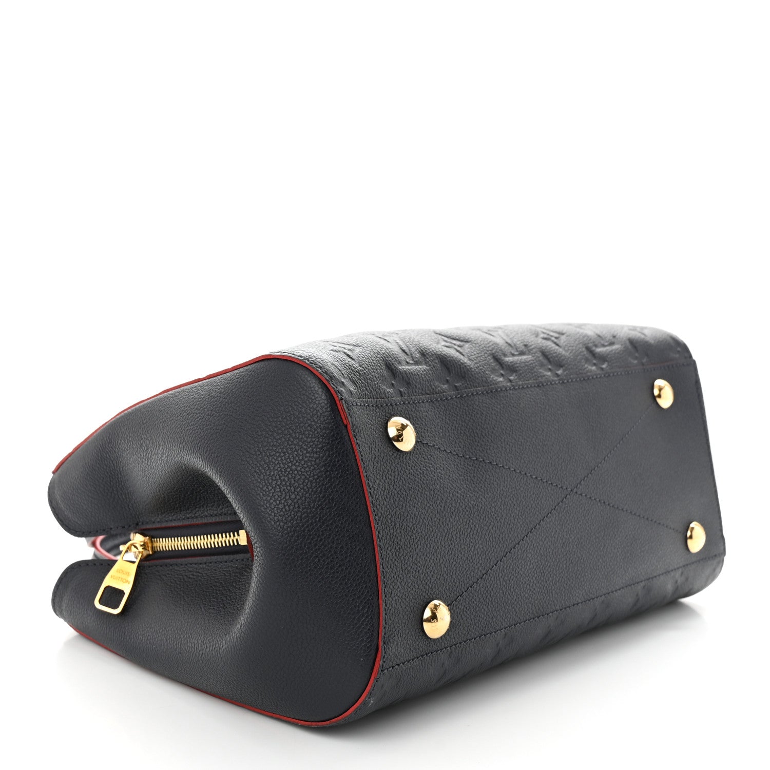 Louis Vuitton Empreinte Montaigne MM Marine Rouge 4 of 11