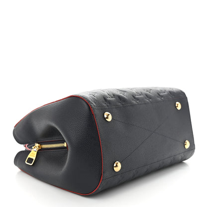Louis Vuitton Empreinte Montaigne MM Marine Rouge 4 of 11