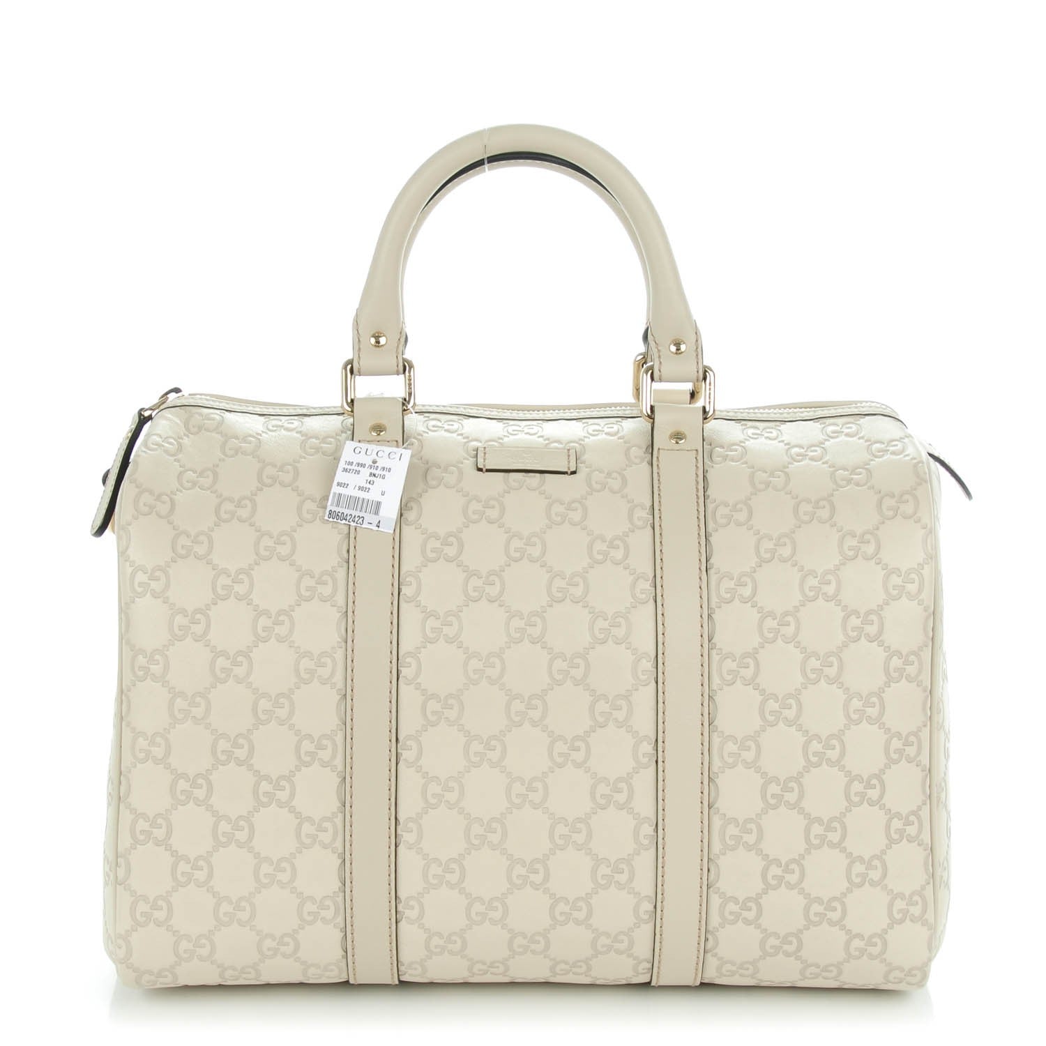 Gucci Guccissima Medium Joy Boston Off White 1 of 7