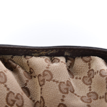Gucci Monogram Medium Interlocking Icon Shoulder Bag Dark Brown 14 of 15