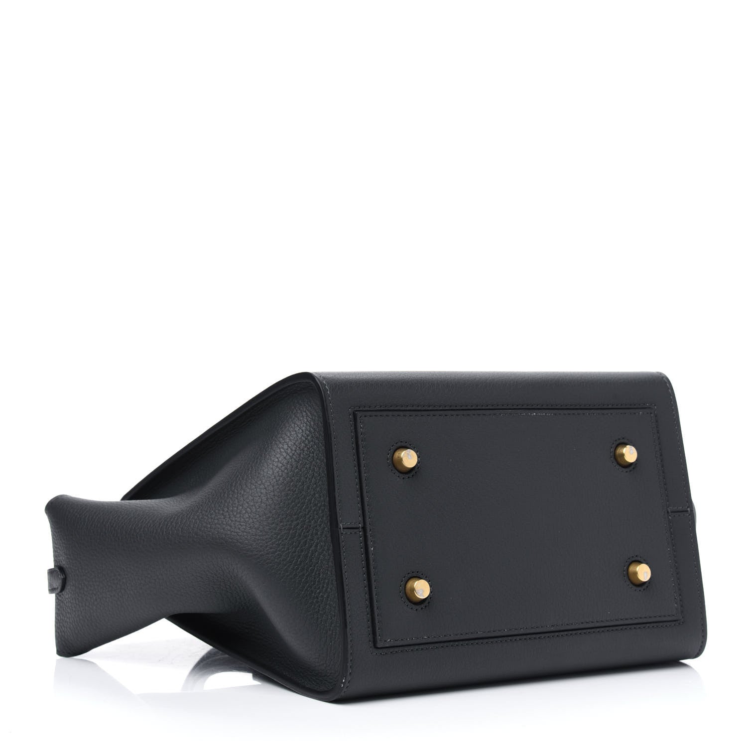 Celine Crisped Calfskin Mini Tie Knot Tote Anthracite 4 of 21