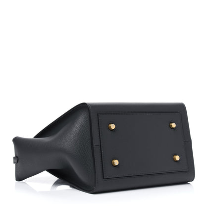 Celine Crisped Calfskin Mini Tie Knot Tote Anthracite 4 of 21