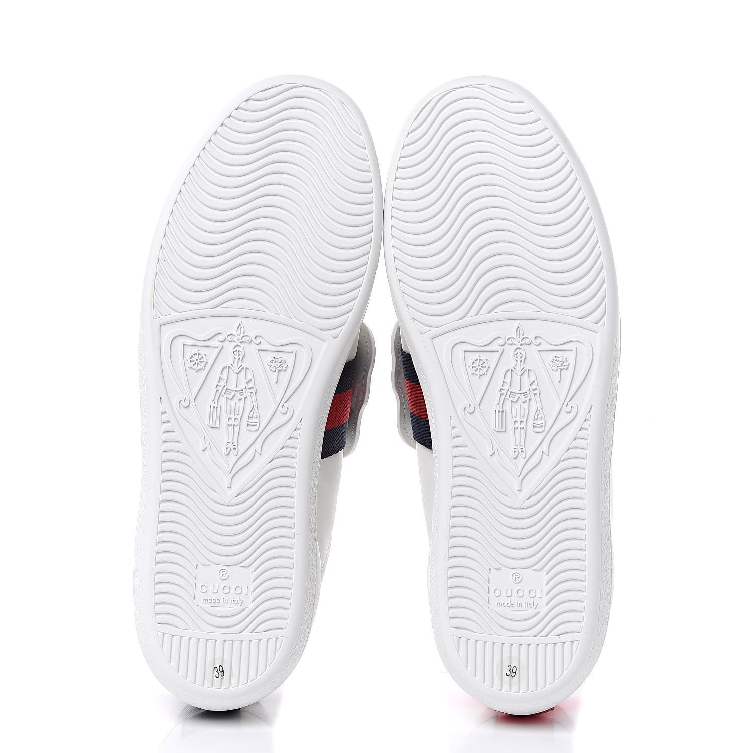 Gucci Calfskin Ayers Crystal Web Panther Embroidered Womens Ace Sneakers 39 White 6 of 10
