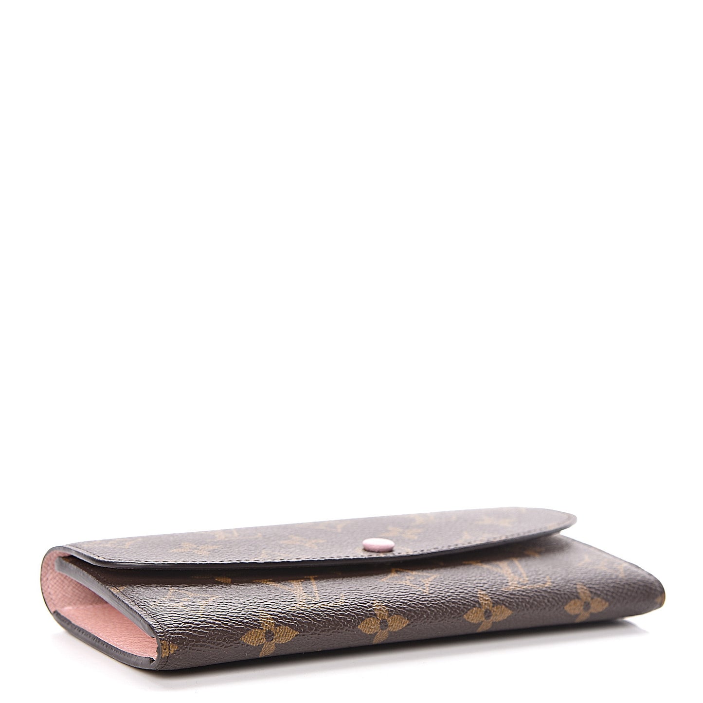 Monogram Emilie Wallet Rose Ballerine