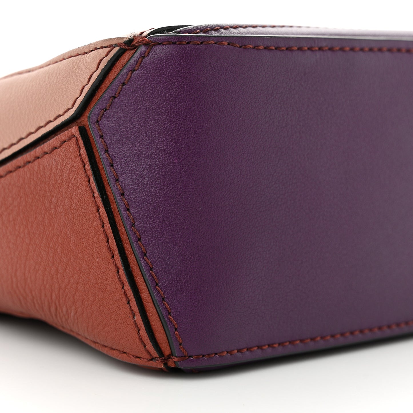 Calfskin Mini Puzzle Bag Spice Pumpkin