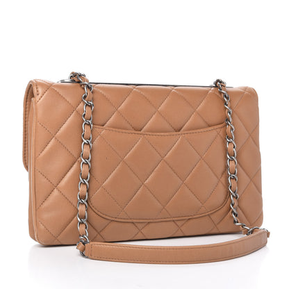 Chanel Lambskin Quilted Medium Trendy CC Flap Light Brown 3 of 10