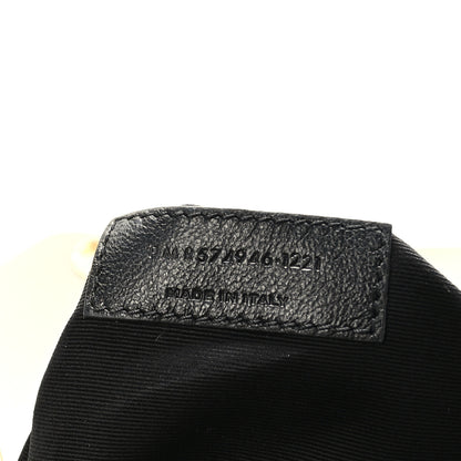Saint Laurent Calfskin Y Quilted Monogram Medium Loulou Chain Satchel Grey Kaki 7 of 9