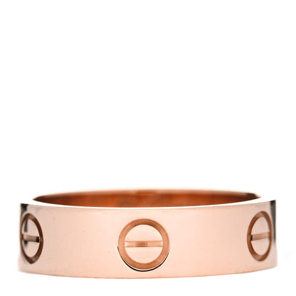 Cartier 18K Pink Gold 5.5mm LOVE Ring 58 8.5 1 of 4