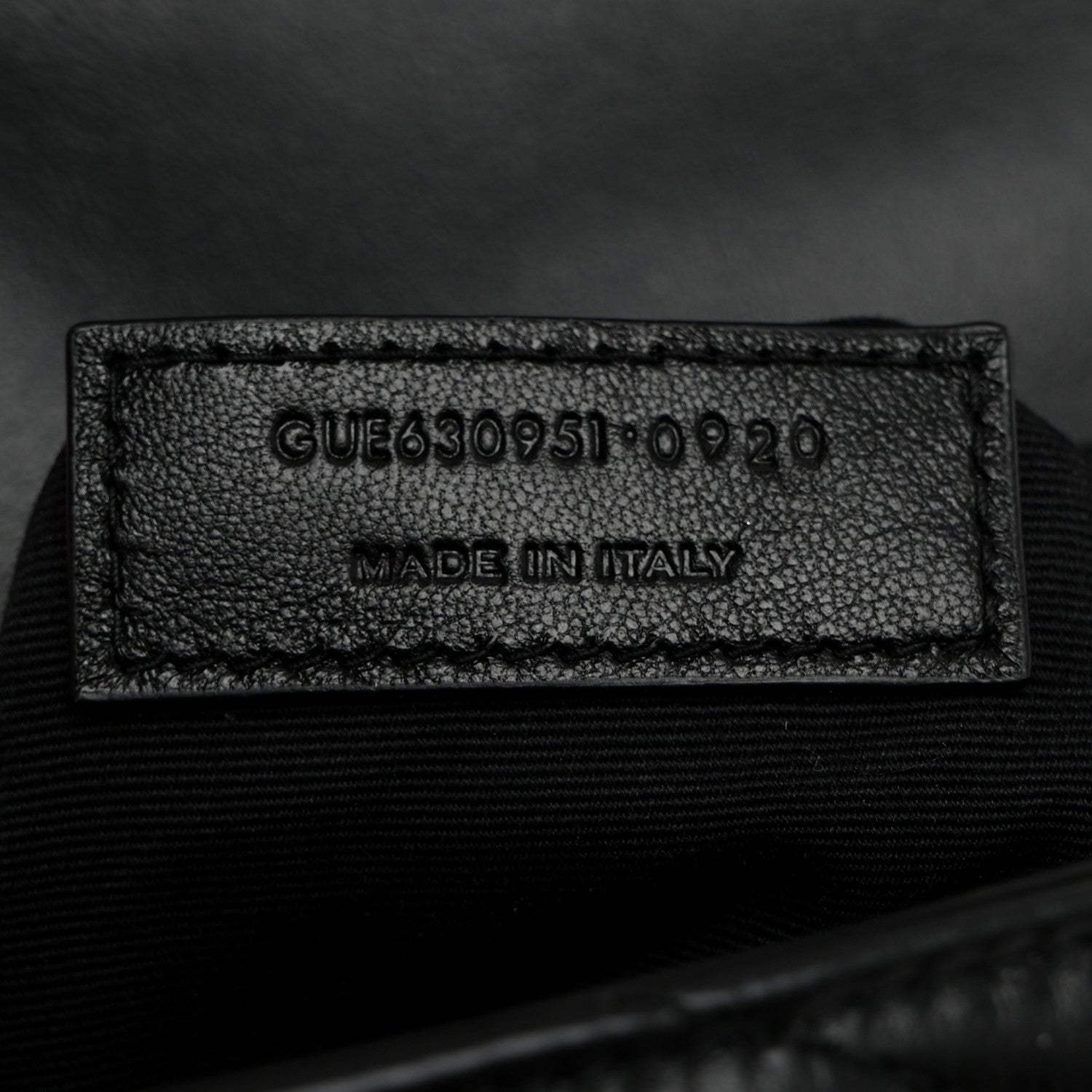 Saint Laurent Calfskin Y Quilted Monogram Toy Loulou Crossbody Bag Black 7 of 11