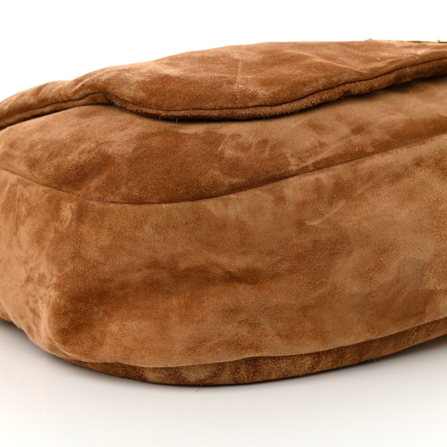 Suede Matelasse Monogram Large Jamie 4.3 Snuff