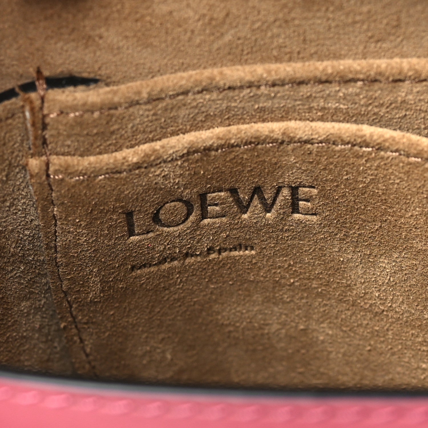 Loewe Calfskin Jacquard Mini Gate Dual Bag Plumrose 6 of 10