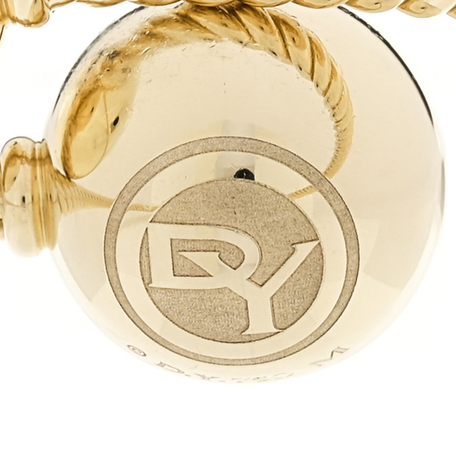David Yurman 18K Yellow Gold 14mm Solari Bypass Bracelet 3 of 3