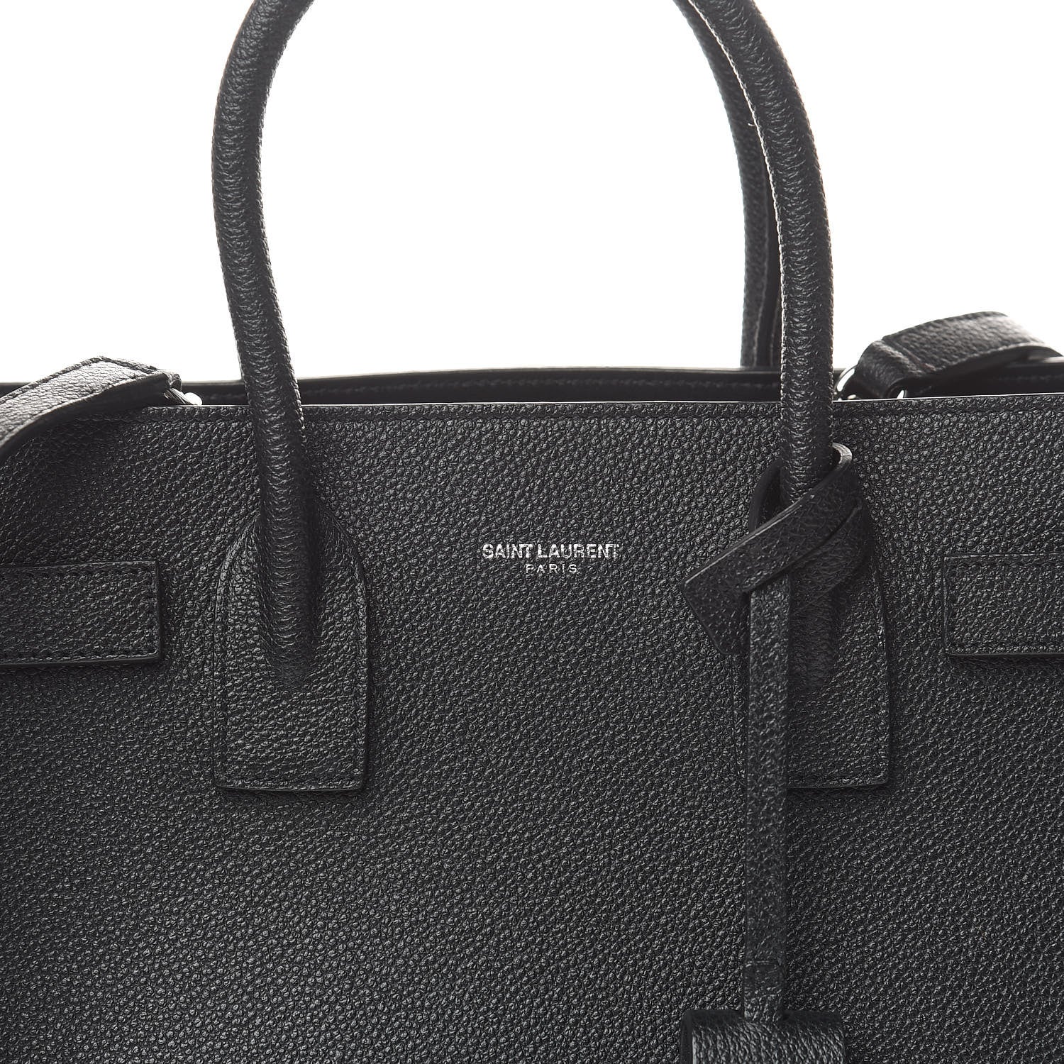 Saint Laurent Grained Calfskin Baby Sac De Jour Black 10 of 10
