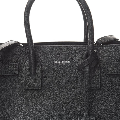 Saint Laurent Grained Calfskin Baby Sac De Jour Black 10 of 10