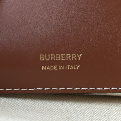 Burberry E-Canvas Monogram Zip Pouch Bridle Brown 6 of 7