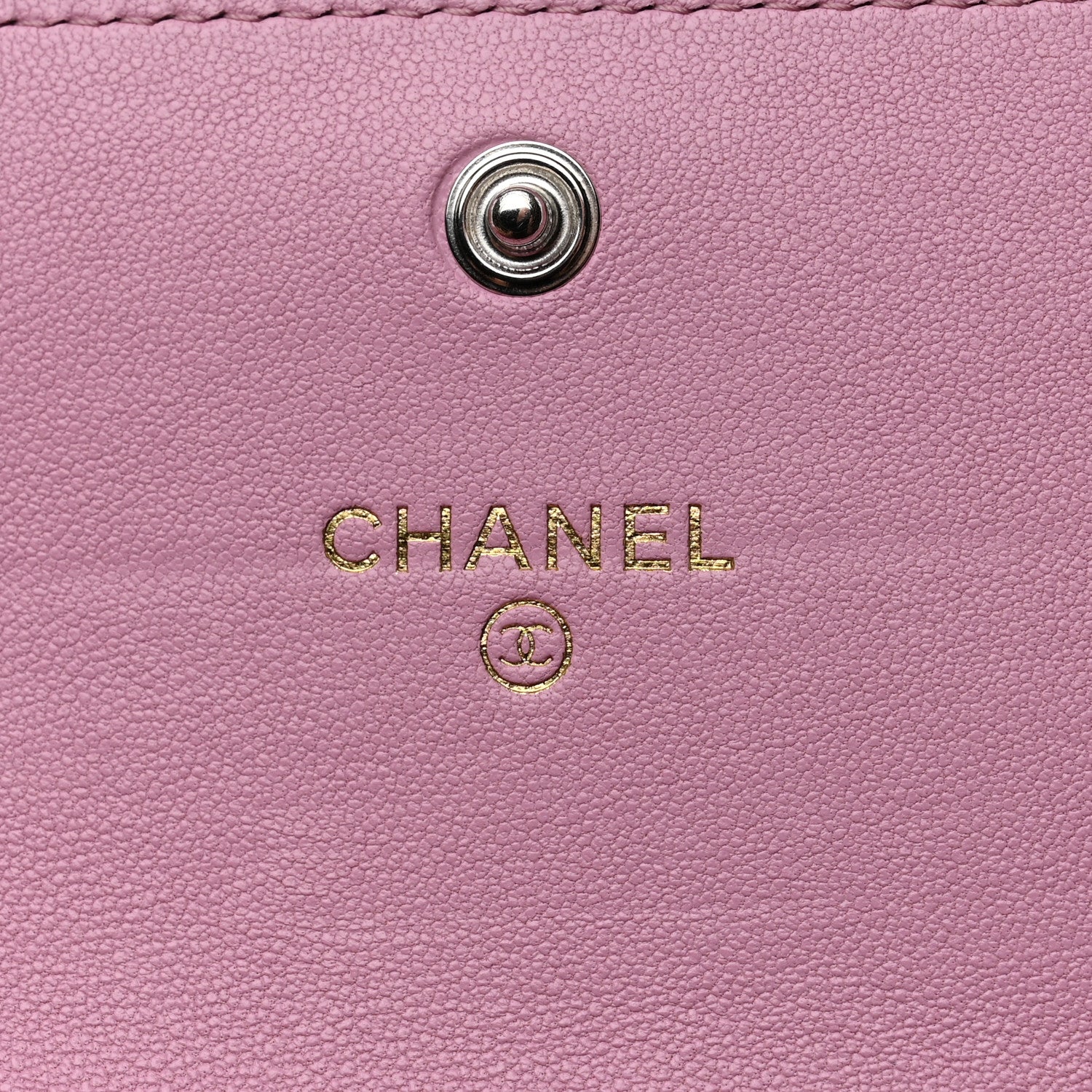 Chanel Lambskin Quilted Chanel 19 Flap Wallet Pink 6 of 9