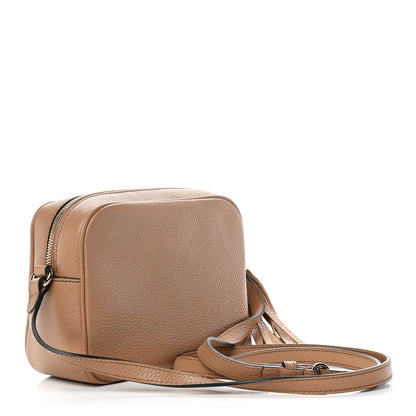 Gucci Pebbled Calfskin Small Soho Disco Bag Camelia 3 of 12