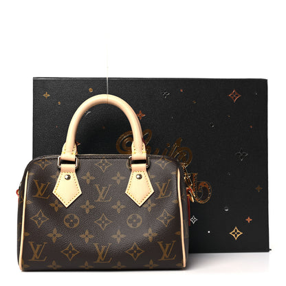 Louis Vuitton Monogram Speedy Bandouliere 20 Beige 10 of 10