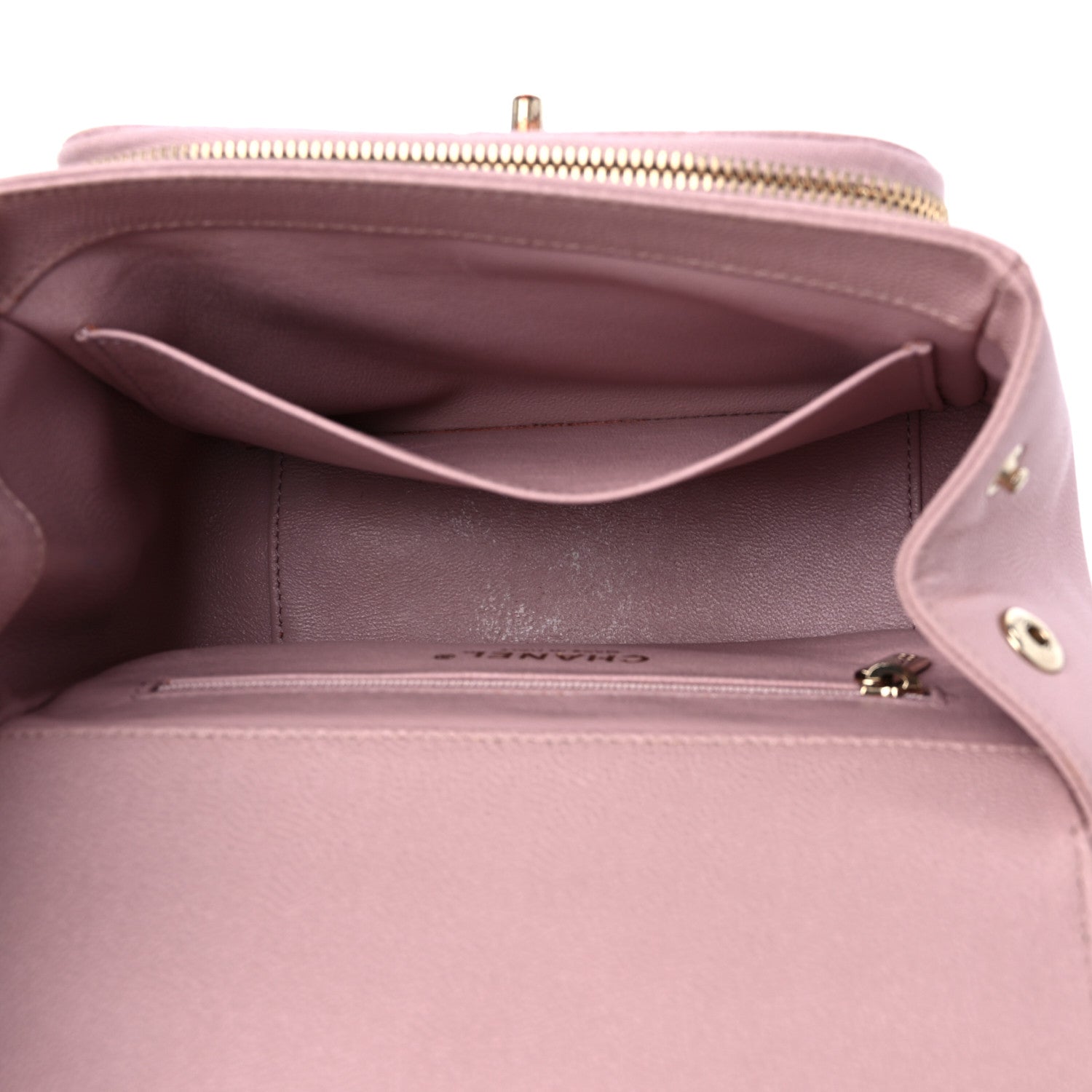Chanel Caviar Quilted Small Business Affinity Flap Light Pink 5 of 16