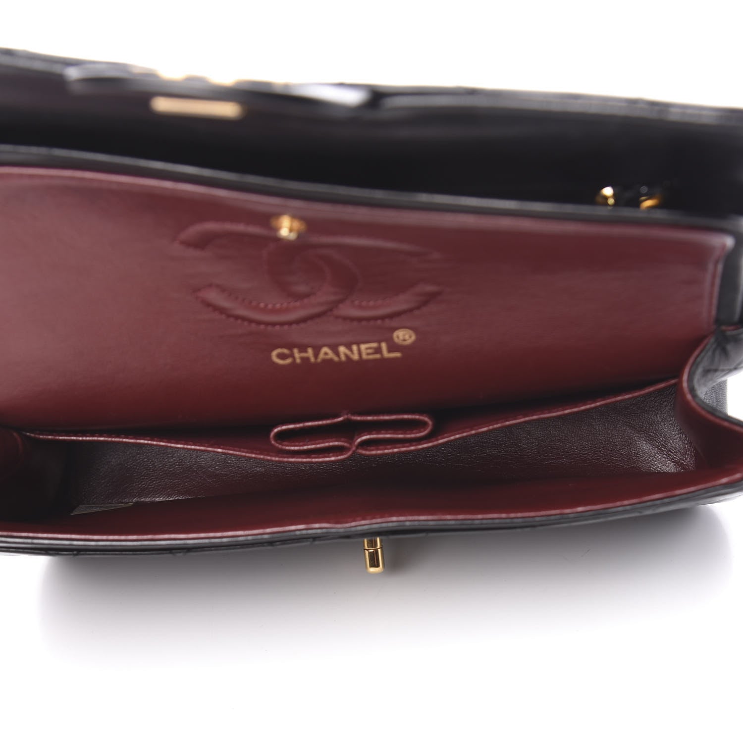 Chanel Lambskin Quilted Small Double Flap Black 5 of 12